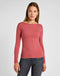 Lee Women's Boat Neck T-Shirt in Cinnamon