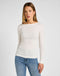 Lee Women's Boat Neck T-Shirt in Ecru - Rodeo In