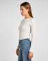 Lee Women's Boat Neck T-Shirt in Ecru