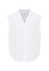 Lee Women's Cap Sleeve Shirt In Bright White