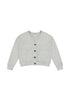 Lee Women's Cardigan Sweater In Gray Space Dye