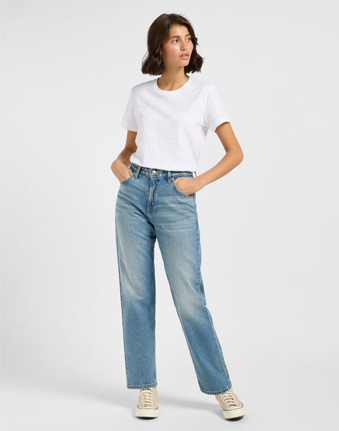 Lee Women's Classic Rider Jeans In To The Sky - Rodeo In