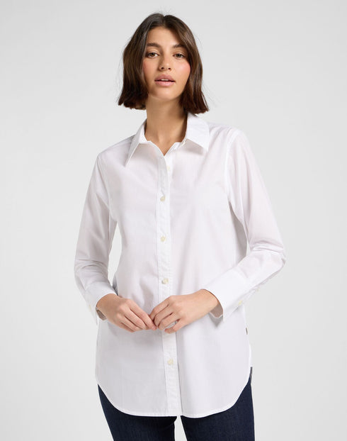 Lee Women's Classic Shirt In Bright White - Rodeo In
