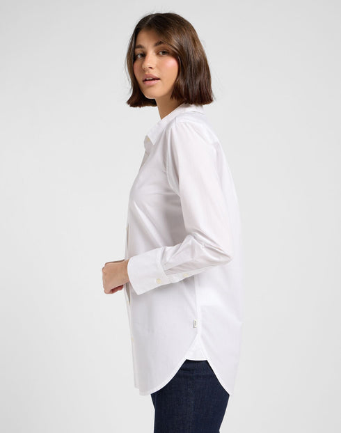 Lee Women's Classic Shirt In Bright White - Rodeo In