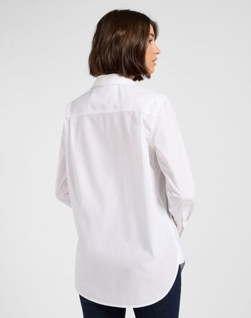 Lee Women's Classic Shirt In Bright White - Rodeo In