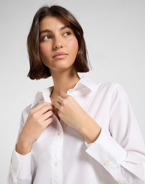 Lee Women's Classic Shirt In Bright White - Rodeo In