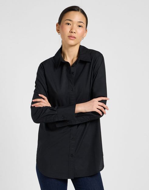Lee Women's Classic Shirt In Unionall Black - Rodeo In
