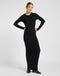Lee Women's Crew Neck Maxi Dress In Unionall Black