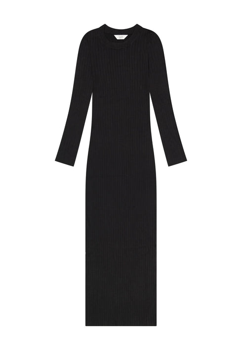 Lee Women's Crew Neck Maxi Dress In Unionall Black