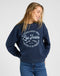 Lee Women's Crew Neck Sweatshirt In Mood Indigo
