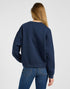 Lee Women's Crew Neck Sweatshirt In Mood Indigo