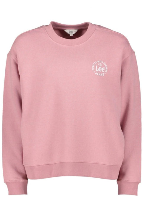 Lee Women's Crew Sweatshirt In Pretty Plum