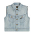 Lee Women's Cropped Rider Denim Vest In Hint Of Rain - Rodeo In