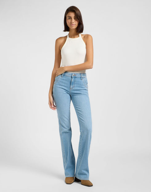 Lee Women's Double Seamed Boot Cut Jeans In Minor Key - Rodeo In