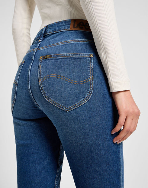Lee Women's Elly Jeans In Dark Twist - Rodeo In