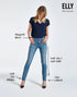 Lee Women's Elly Jeans In Mid Conversation - Rodeo In