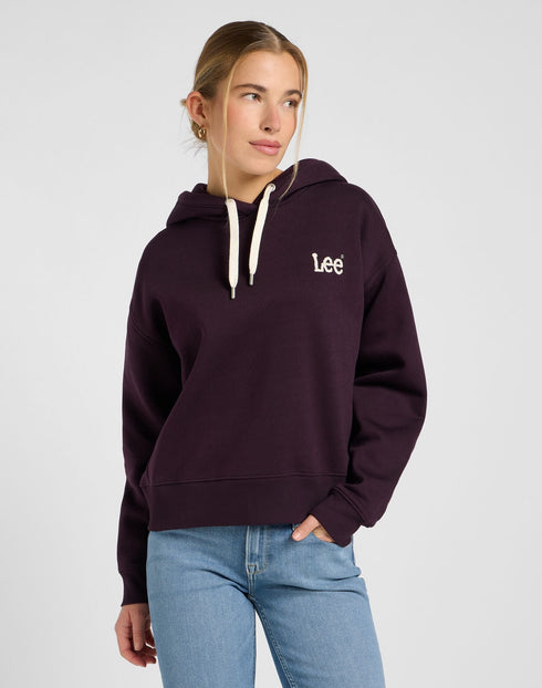 Lee Women's Essential Hoodie In Deep Wine