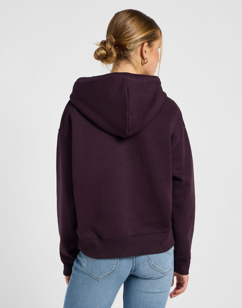 Lee Women's Essential Hoodie In Deep Wine