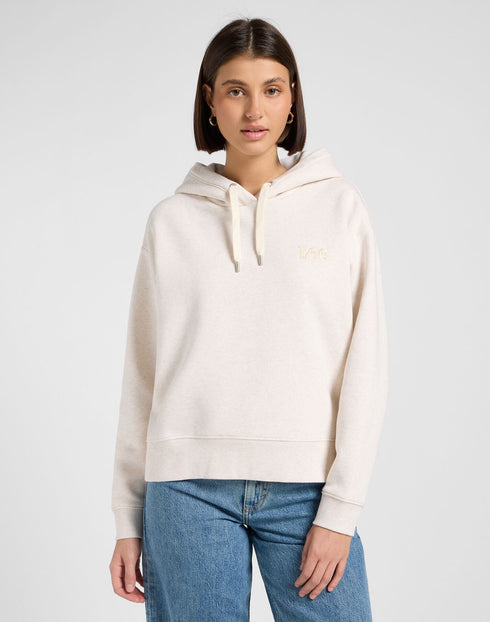 Lee Women's Essential Hoodie In Ecru Heather