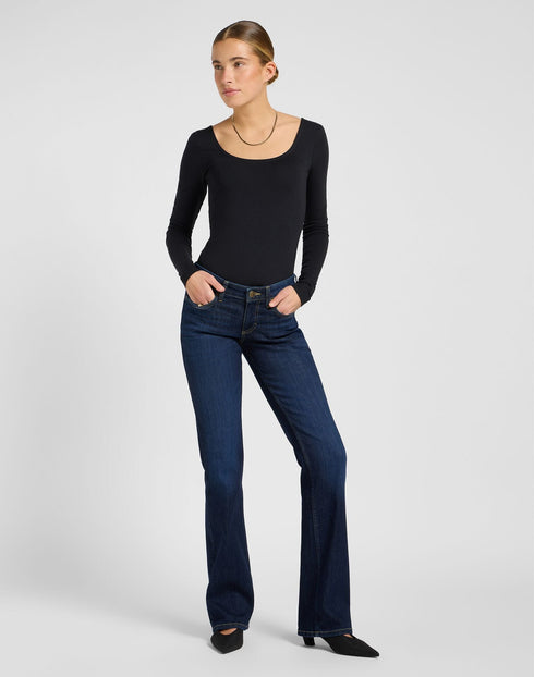 Lee Women's Flap Pocket Jessica Jeans In Bestowed Upon - Rodeo In