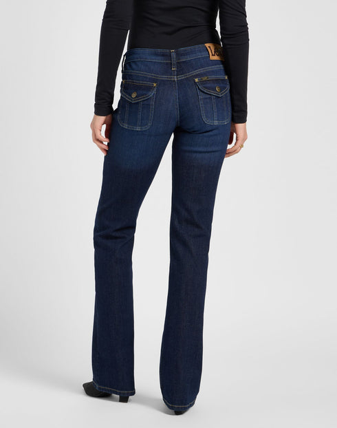 Lee Women's Flap Pocket Jessica Jeans In Bestowed Upon - Rodeo In