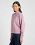 Lee Women's Graphic Crew Neck Sweatshirt In Plum Berry