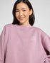 Lee Women's Graphic Crew Neck Sweatshirt In Plum Berry