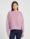 Lee Women's Graphic Crew Neck Sweatshirt In Plum Berry