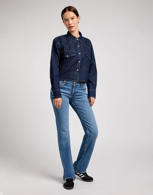 Lee Women's Jessica Jeans In Hit Of Blue - Rodeo In