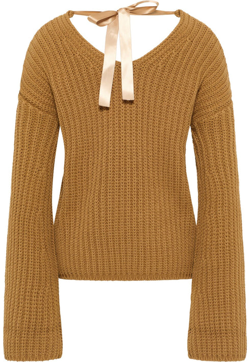 Lee Women's Kimono Sleeve Knit Sweater in Glazed Ginger