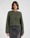 Lee Women's Knit Sweater in Olive Gray