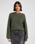 Lee Women's Knit Sweater in Olive Gray