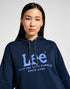 Lee Women's Logo Hoodie in Emperor Navy