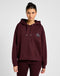 Lee Women's Logo Hoodie In Velvet Beet
