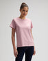 Lee Women's Logo T-Shirt In Soft Mauve - Rodeo In