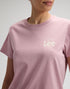 Lee Women's Logo T-Shirt In Soft Mauve - Rodeo In