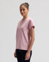Lee Women's Logo T-Shirt In Soft Mauve - Rodeo In
