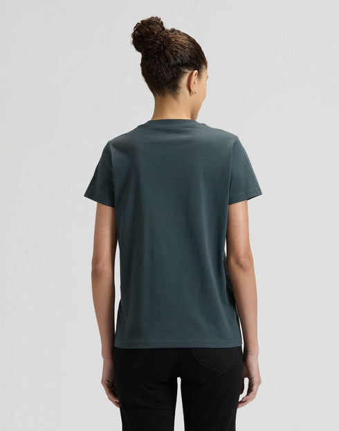 Lee Women's Logo T-Shirt In Washed Black - Rodeo In