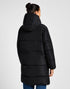 Lee Women's Long Puffer Jacket In Union Black