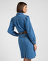 Lee Women's Long Sleeve Dress In Fine Blue - Rodeo In
