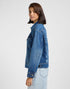 Lee Women's Loose Rider Denim Jacket In Tumbling Sky - Rodeo In