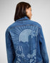Lee Women's Loose Rider Denim Jacket In Tumbling Sky - Rodeo In
