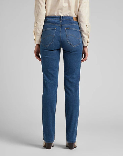 Lee Women's Marion Straight Jeans in Mid Ada - Rodeo In