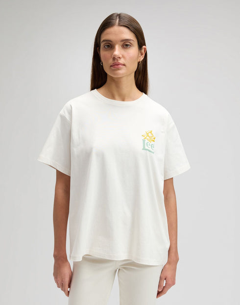 Lee Women's Modern Maker T-Shirt In Ecru - Rodeo In