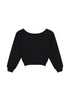 Lee Women's Off Shoulder Sweatshirt in Unionall Black - Rodeo In