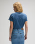 Lee Women's Perfect T-Shirt In Academy Blue - Rodeo In