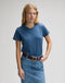 Lee Women's Perfect T-Shirt In Academy Blue - Rodeo In