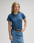 Lee Women's Perfect T-Shirt In Academy Blue - Rodeo In