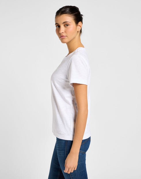 Lee Women's Perfect T-Shirt In Bright White - Rodeo In