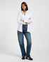 Lee Women's Pocketless Shirt in Bright White